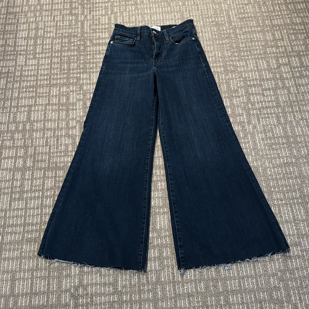 Frame Denim Le Palazzo Crop size 27 wide leg